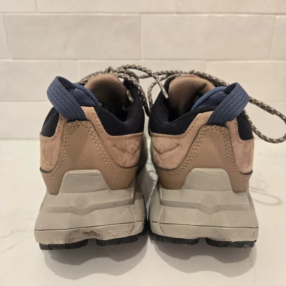 Hoka Anacapa Low GTX Waterproof Leather Hiking Shoe Brown Tan Womens Size 8.5B - Picture 6 of 9